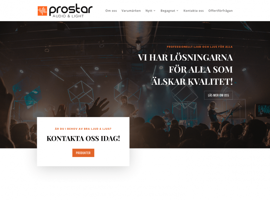 Prostar.nu är publicerad