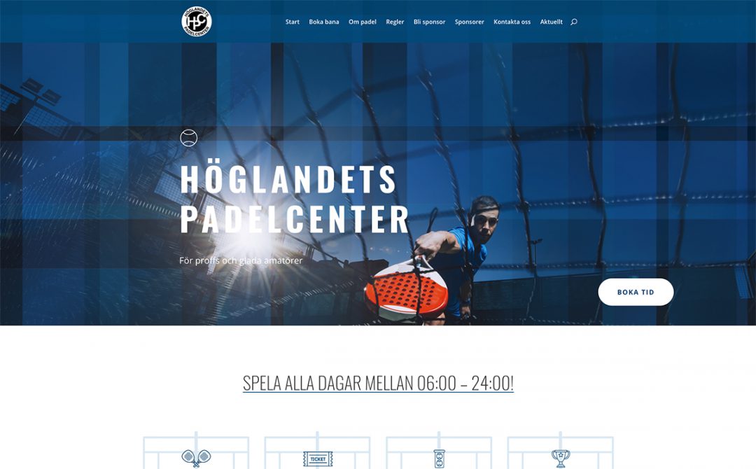 Höglandets Padelcenter har publicerat sin nya hemsida