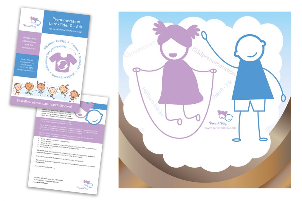 Mässmaterial till Paris & Billy