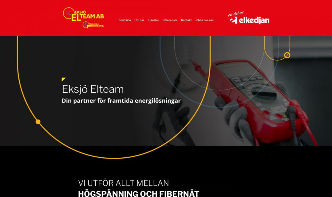 Eksjö Elteam har ny hemsida