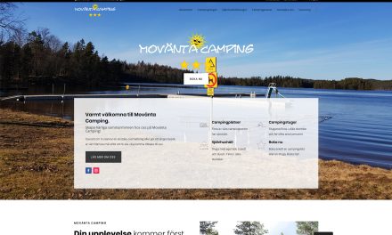 Nytt bokningssystem och hemsida till Movänta Camping