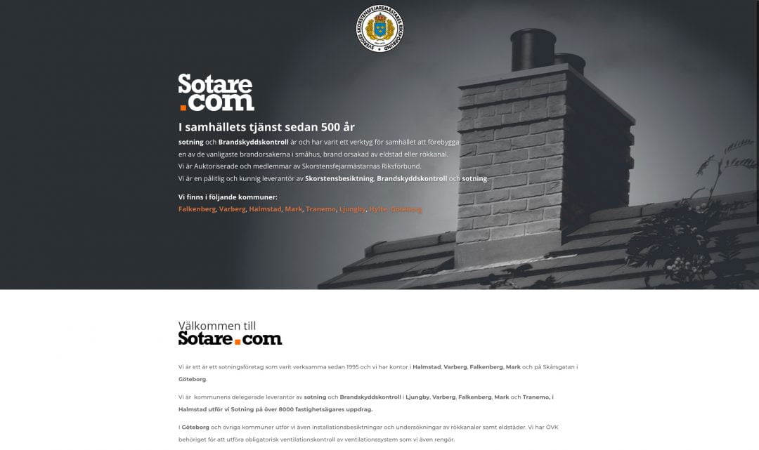 Nytt hemsidesuppdrag