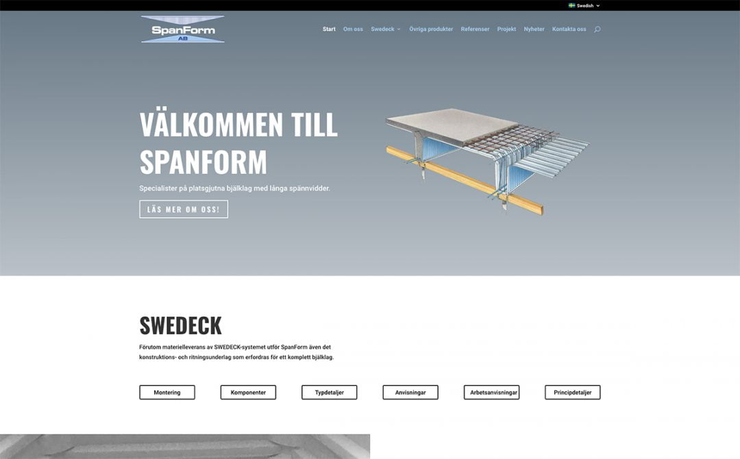 Publicering av spanform.se