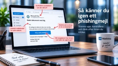 Så känner du igen ett phishingmejl